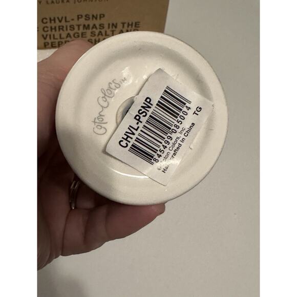 NIB Coton Colors Christmas Village Salt & Pepper Shakers Santa Reindeer - Picture 3 of 4